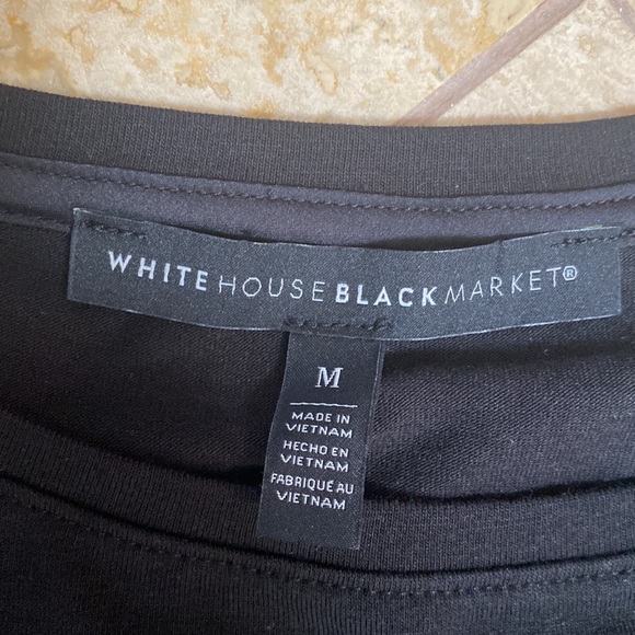 BHWM BLACK Woven Top . Size M Black - Picture 3 of 5